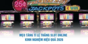Mẹo tăng tỉ lệ thắng slot online
